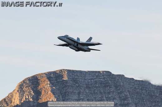 2009-10-07 Axalp Shooting Range 0479 McDonnell Douglas FA-18C Hornet